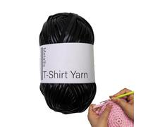 T-Shirt Yarn - Elastic Knitting Yarn For Crocheting, Fashionable Shine Yarns Foor Clothes, Accessories, Keychains, And DIY Crafts, Soft & Durable Crochet Yarns For Beginners And Professionals