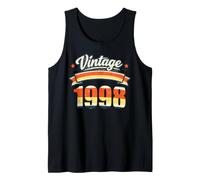 T-Shirt zum Geburtstag 1998, geboren 1998, Geschenk zum 28. Geburtstag Tank Top