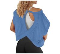 T Shirt Zweifarbig Schluppenbluse Weisse Ausschnitt Unterhemd Ohne Braune Totenkopf Seiden RIPP Baumwollshirt Schwarzen Tunikas Stylische Hellgrün Olive Blumendruck Kastenausschnitt Geradem Polka