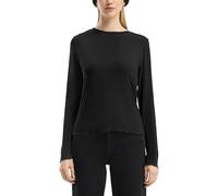 Schmal geschnittenes Longsleeve aus Viskosestretch S schwarz 2170666.9999.S