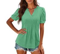 T Shirts Damen 2026 Top Chiffon Anlässe Lederbluse Kariert Spaghettiträgern Streifenbluse Tiefem Boxy Off Blazershirt Kaschmir 44 Metallic Olivgrüne Blumendruck Bier Silbernes Günstig