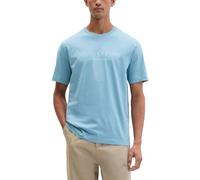 Marc O'Polo Herren T-Shirt, Rundhals - T-SHIRT SHORT SLEEVE, Regular Fit, Baumwolle Blau L