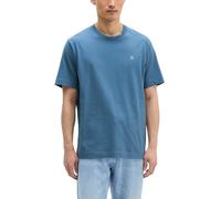 Marc O'Polo Regular Fit T-Shirt aus reiner Baumwolle in Jeansblau, Größe S