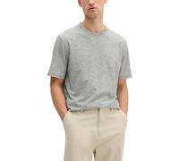 T-Shirt MARC O'POLO "in softer Slub-Jersey-Qualität", Jungen, Gr. XXL, light beige, Obermaterial: 100% Baumwolle, gestreift, Basic, regular fit, Rundhals, Shirts T-Shirt (25898423-XXL) light beige