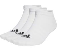adidas Unisex Thin and Light Sportswear 3 Pairs Knöchelsocken, White/Black, XS