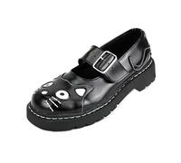 T.U.K. Anarchic Mary Jane Kitty - Schuhe für Damen - Farbe Schwarz - Größe EU40