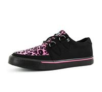 T.U.K. CREEPER SNEAKER PINK LEOPARD VAMP - CREEPER SNEAKER Creepers schwarz pink in EU41