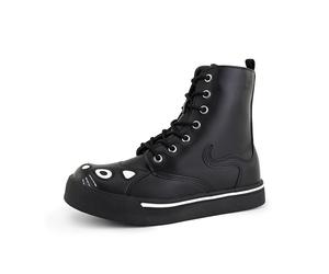 T.U.K. Kitty Sneaker Combat Boot Sneaker high schwarz in EU38