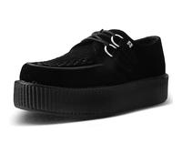 T.U.K. Leather Viva High Creeper - Herren & Damen Schuhe - Farbe Black Suede - Größe EU41