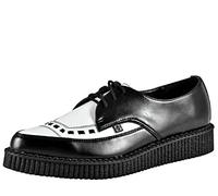 T.U.K. Pointed Creeper Lace-up - Herren & Damen Schuhe - Farbe Black & White Leather - Größe EU42