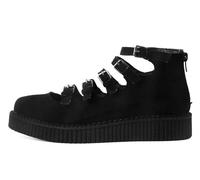 T.U.K. Pointed Creeper Sandale 5 Buckle Sandale schwarz in EU37