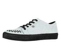 T.U.K. Ribbed Sole Sneaker - Modeschuhe für Männer und Frauen - Skate, Punk, Rock und Gothic Style aus Leder, Wildleder und Canvas- Farbe Grey Suede - Größe 43