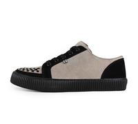 T.U.K. Ribbed Sole Sneaker - Modeschuhe für Männer und Frauen - Skate, Punk, Rock und Gothic Style aus Leder, Wildleder und Canvas- Farbe Taupe Black Suede - Größe 40