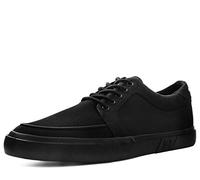 T.U.K. Vegan Creeper Sneaker - Herren & Damen Schuhe - Farbe Eyelet Black - Punk, Goth und Rocker Style Leder und Wildleder Schnürschuhe - Größe 40
