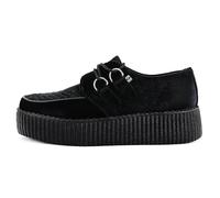 T.U.K. Vegan Viva High Creeper - Herren & Damen Schuhe - Farbe Black Velvet - Größe EU44