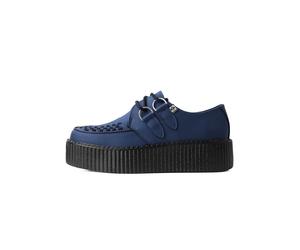 T.U.K. - Viva High Creeper Night Blue Vegan - Girl Schuhe - Blau - EU 38 - Synthetic/Textile/Gummi,Kunstleder Blau EU 38