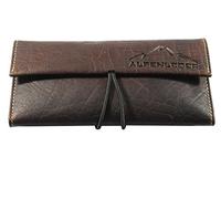 Tabaktasche Havanna | Echtes Büffel-Leder | Tabakbeutel Drehertasche Dreherbeutel Tabaketui Drehtasche Braun | by Alpenleder