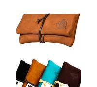 Tabaktasche SEÑOR BOBO - Handgemacht in Deutschland - Premium Nubuk-Leder mit Filterfach - Manufaktur-Qualität aus Bayern - Tabakbeutel für Drehtabak und Tabak