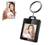 TABKSOLA schlüsselanhänger Foto mit 4-Farb-E-Ink Display, personalisiert per App, zeigt Text & Bild, unterstützt iOS und Android, kein ABO, Geschenk für Freunde & Familie