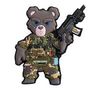 TACTICAL Bundeswehr TEDDY in Multi Camo Morale Patch mit Klett