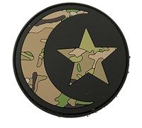 TACTICAL FAITH ISLAMIC HALFMOON HALBMOND PVC Rubber Patch Religion Camoflage