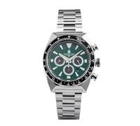TACTICAL FROG H15 Eco-Drive Solar VS75 Chronograph, 43 mm, 316L Edelstahlgehäuse mit C3 leuchtend, 200 m wasserdicht, grünes Zifferblatt