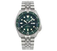 TACTICAL FROG Heimdallr SKX007 Uhren für Herren, NH36A Uhrwerk Saphirglas 200M Tauchen Automatikuhren C3 Leuchtend, Grünes Zifferblatt, 5 Glieder Armband