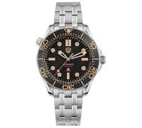 Tactical Frog Watchdives WD007 Sea Ghost NTTD Taucheruhr für Herren, 39/42 mm gewölbtes Saphir-Kristall-Titan/316L Stahlgehäuse Herren-Automatikuhren, 200 m wasserdicht, Schwarz / 39 mm