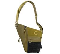 TACTICAL_G ache L1 Umhängetasche Leichter Brustrucksack Sling bag Anti-Diebstahl Wasserdichte Umhängetasche mit mehreren Fächern für Männer Frauen Umhängetasche mit Molle-System Klettbereich