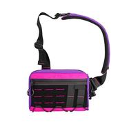 TACTICAL_G ache L3S EDC Leichter Sling Bag Chest Crossbody Bag, X-pac Umhängetasche, Bauchtasche Schultertasche Brusttasche mit Verstellbarer Schultergurt für Reise Schule Wandern, Rosa Lila-S