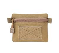 Tactical Molle Mini Pouch Tactical Compact EDC Utility Pouch wasserdichter Nylon-Schlüsselbundhalter mit Reißverschluss für Schlüsselwechsel und ID Karte Dreck