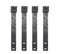 Tactical Tailor - MOLLE/PALS Clip, Tasche, Schwarz, Wolle, Utility-Tasche (Pack von 4)