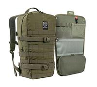 TACWRK x Tasmanian Tiger TT Essential Pack L + TT Organizer Panel Rubber Patch - Bundle 15 Liter Daypack Rucksack + Organizer + Rubber-Patch, Oliv