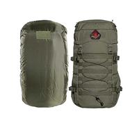 TACWRK x Tasmanian Tiger TT MIL OPS Pack 30 Oliv Fun Patch + TT Raincover S - Bundle Molle-kompatibler Wander-Rucksack Herren mit 30 Litern für Outdoor, Einsatz, Bushcraft, Trekking