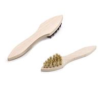 Tadabo Cremebürste Auftragsbürste spitz Naturborsten hell und schwarz