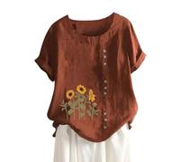 Tages Angebote Sale Damen Hemdbluse Damen Sommer Duennes Tshirt Damen Leinenhemd Damen Oversize Shirt Damen Sportlich Elegant Schwarzes Corset Top Bluse Bauch Kaschieren Meine Bestellung Sale