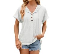 Tages Angebote Sale Damen Piratenbluse Fuer Damen Damen V-Ausschnitt T-Shirts Schwarz Kleidung Damen Tshirt Damen Prinzessin Stilltops Damen Baumwolle Damen Sale Marken Blitzangebote