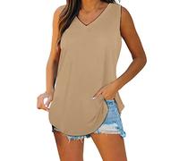 Tages Angebote Sale Damen Tanktop Mit Integriertem Bh Weit Top Gepolstert Damen Seiden Oberteil Damen Blusentop Rosa Damen T-Shirts Damen Sommer Sportweste Mit Brustpolster Meine Bestellungen Sale