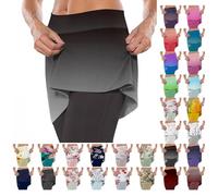 Tagesangebote Heute Blitz Meine Bestellungen Leggings Mit Rock Damen Lang, Tennisrock Damen Mit Hose, 2 In 1 Sport Leggings Mit Rock Hosenrock Radlerhose Jogginghosen Damen Sale Mein Bestellung