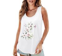 Tagesangebote Heute Sale Basics Damen Womens Camisoles And Tanks Pullunder Elegant Leinen Oberteil T-Shirt Gr 52 Bis 54 Sporttop Locker Tops Fuer Dicke Aesthetic Shirt Oversized Party Top Curvy