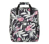 Tagesrucksack ROXY "Better With Sun Printed", Damen, grau (anthrazit wind swept floral), Polyester, Rucksäcke Tagesrucksack (21899656-0)