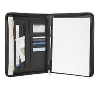 Tagungsmappe Elegance A4 schwarz, 330x35x250 mm, Kunstleder / strukturiertes Nylon