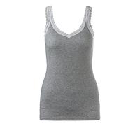 Tagwäsche Top grau-Creme