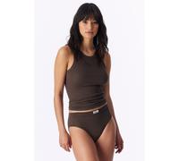 Tai-Slip Feinripp dunkelbraun - Revival Paula 42