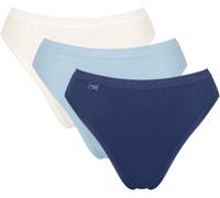 Slip SLOGGI "Basic+ Tai C3P", Damen, Gr. 44, multiple colours 20, Single Jersey, Obermaterial: 95% Baumwolle, 5% Elasthan, Unterhosen, perfekter Sitz (19330424-44) multiple colours 20