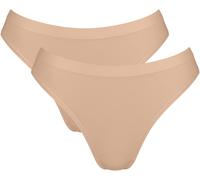Tai-Slip SLOGGI "GO Sense", Damen, Gr. XXL, peanut butter, Single Jersey, Obermaterial: 88% Modal, 12% Elasthan, figurbetont, Unterhosen, Modalmix, weich, elastisch, flache Kanten (22166922-XXL) peanu