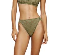 Tai-Slip TRIUMPH "Amourette", Damen, Gr. 40, grün (martini olive), Spitze, Obermaterial: 77% Polyamid, 23% Elasthan. Spitze: 86% Polyamid, 14% Elasthan, unifarben, körpernah, Unterhosen, Stretch-Spitz