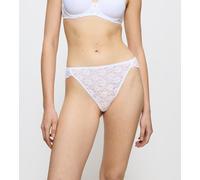 Triumph Damen Tai Amourette Highleg – semitransparent – Weiß Größe 40