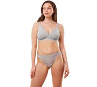 Tai-Slip TRIUMPH "Amourette", Damen, Gr. 44, grau (silent grau), Spitze, Obermaterial: 77% Polyamid, 23% Elasthan. Spitze: 86% Polyamid, 14% Elasthan, unifarben, körpernah, Unterhosen Tai-Slip, Stretc