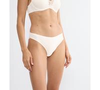 Tai-Slip TRIUMPH "Body Make-Up Illusion Lace", Damen, Gr. 40, ecru weiß, Microtouch, Obermaterial: 80% Polyamid, 20% Elasthan, körpernah, Unterhosen, florale Stretch-Spitze, hoher Beinausschnitt, weic